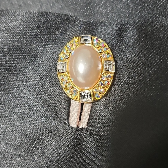 Frascara Vintage Sophisticated Black and Cream Tuxedo Blazer Size 10 - Picture 4 of 7